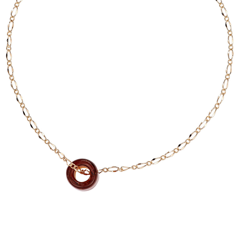 Alwan Gold Plated Long Size Anklet for Women - EE3805DBL