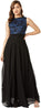 Miss Olive Women's Georgette Fit and Flare Maxi Dress