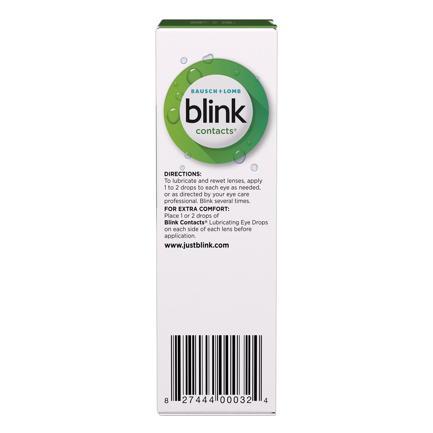 AMO Blink Contact Lubricant Eye Drops for Soft and RGP Lenses, 0.34 Ounce Box