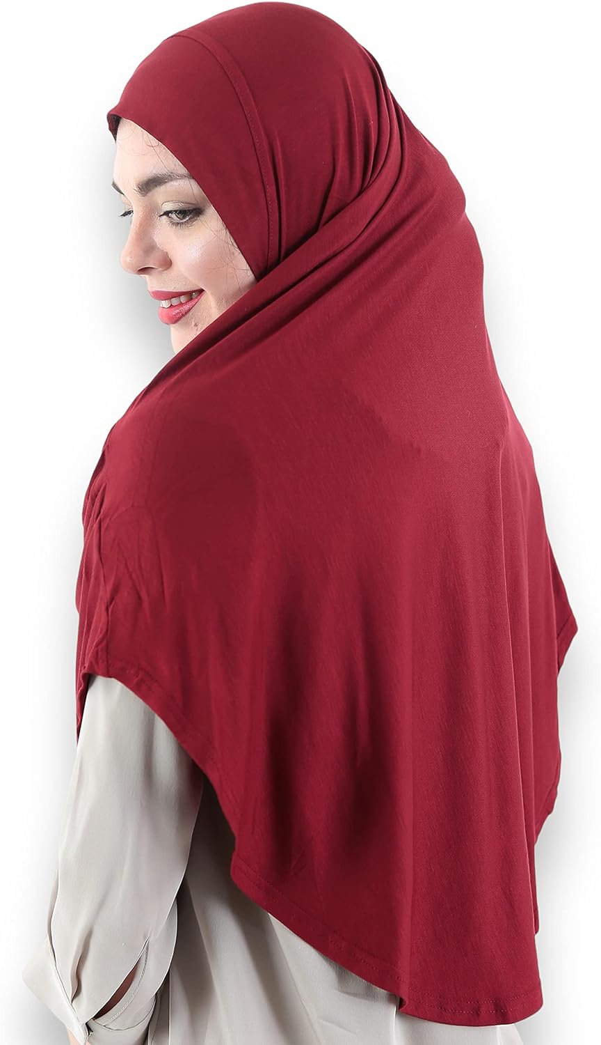 Avanos Easy Wear Soft Hijab for Women, Instant Hijab Long Scarf, Jersey Turbans Prayer Muslim Abayas Dress Clothes Jilbab