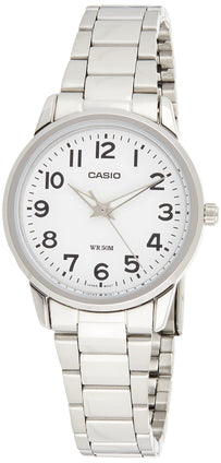 Women's Stainless Steel Analog Wrist Watch LTP 1303D 7BVDF, Casio, silver