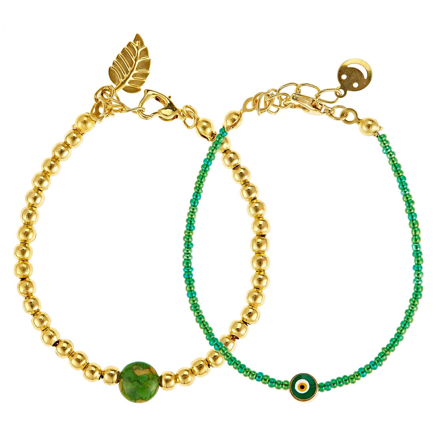 Alwan Set of 2 Bracelets for Women - EE3537E3380S