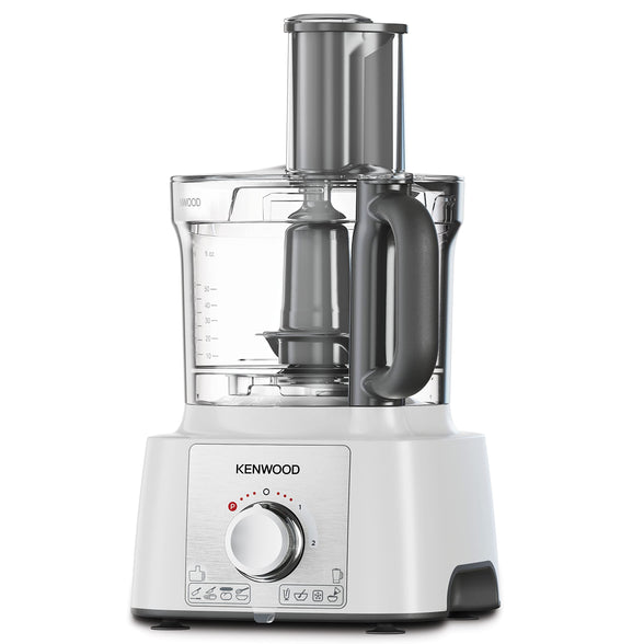 Kenwood Food Processor 1000W Multi-Functional With 3L Bowl, 2 Stainless Steel Disks, Blender, Grinder Mill, Whisk, Dough Maker Fdp65.400Wh White