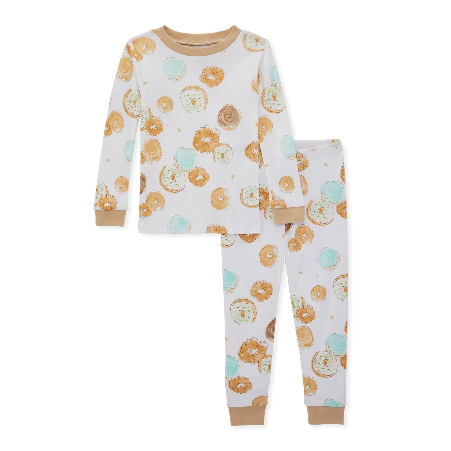 Burt's Bees Baby Baby Girls' Pajamas, Tee and Pant 2-Piece Pj Set, 100% Organic Cotton 12 Months