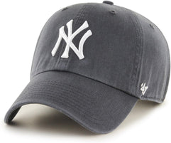 MLB New York Yankees '47 CLEAN UP Cap – Cotton Twill Unisex Baseball Cap Premium Quality Design and Craftsmanship by Generational Family Sportswear Brand