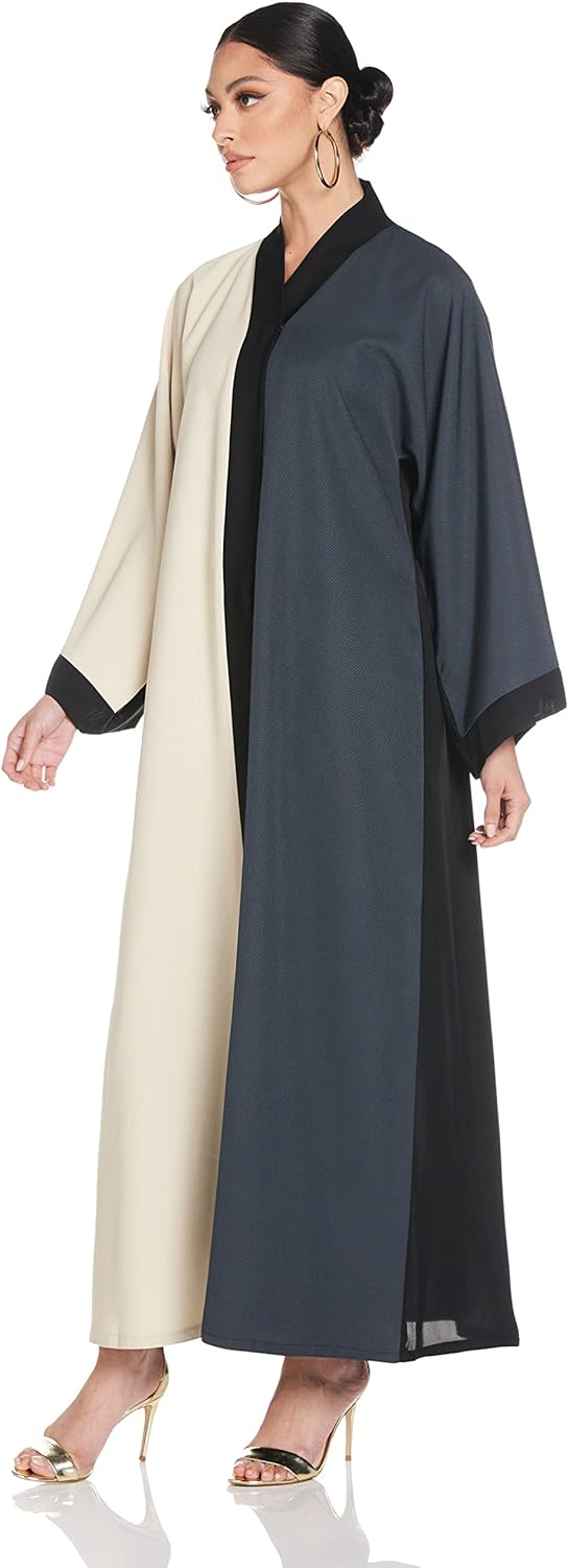 Nukhbaa Women's Abaya, Multicolour