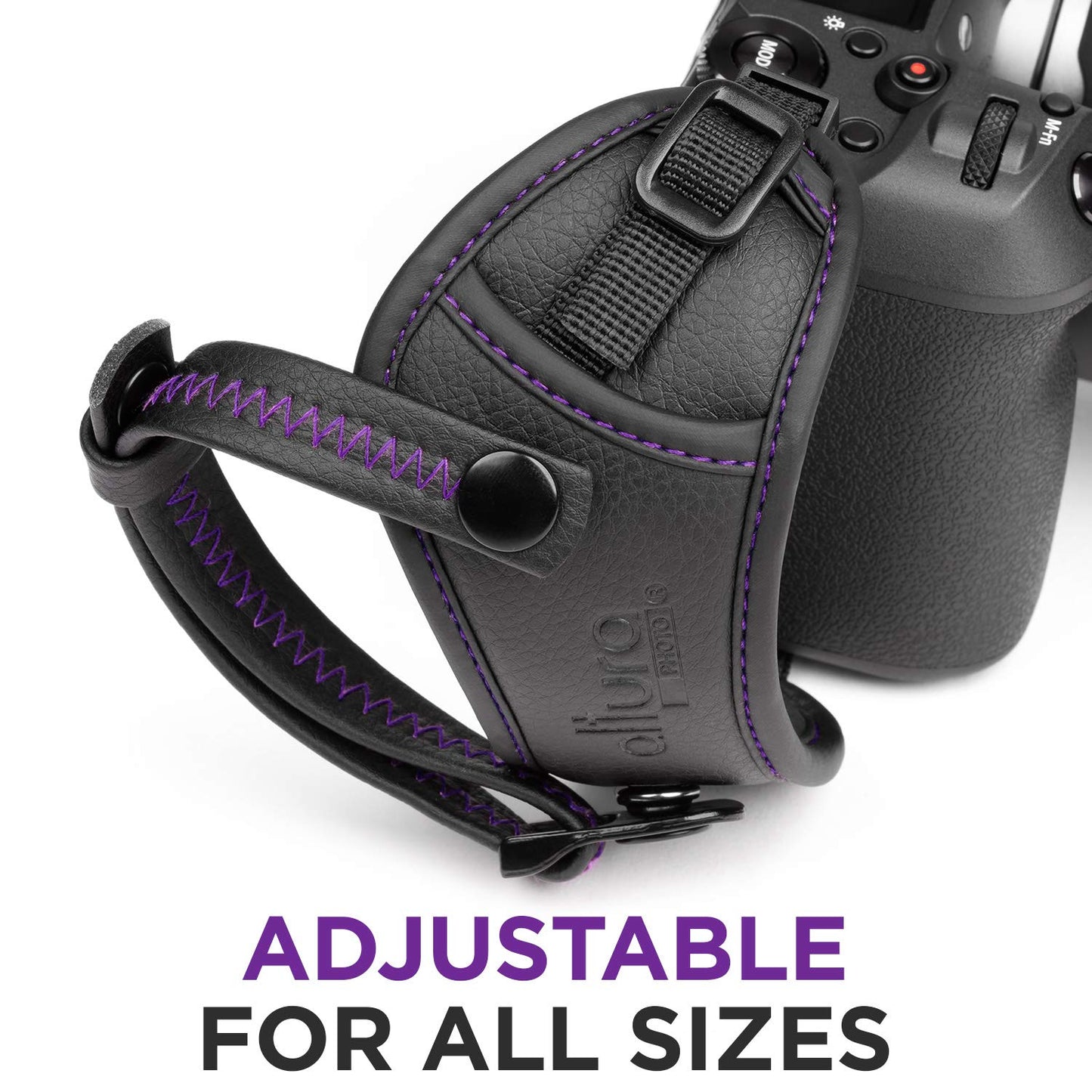 Camera Hand Strap - Rapid Fire Secure Grip Padded Wrist Strap Stabilizer by Altura Photo for DSLR and Mirrorless Cameras