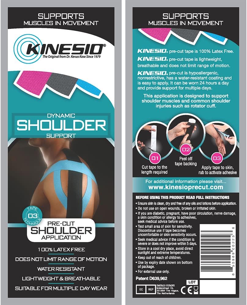 Kinesio Classic Fan Cut Edema Strips (Pack of 12)