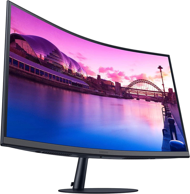 Samsung 27 Inch 1000R Curved 75Hz Bezeless Monitor With Display Port,HDMI,AMD FreeSync - LS27C390EAMXUE