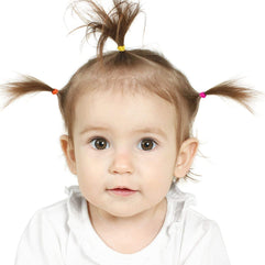 WillingTee Baby Hair Ties Multicolor Baby Girls Hair Ties Finger Hair Ties Thin Hair Ponytail Holder Hair Accessories for Baby Girls Newborn Infants Toddlers （2CM in Diameter 200Pieces）