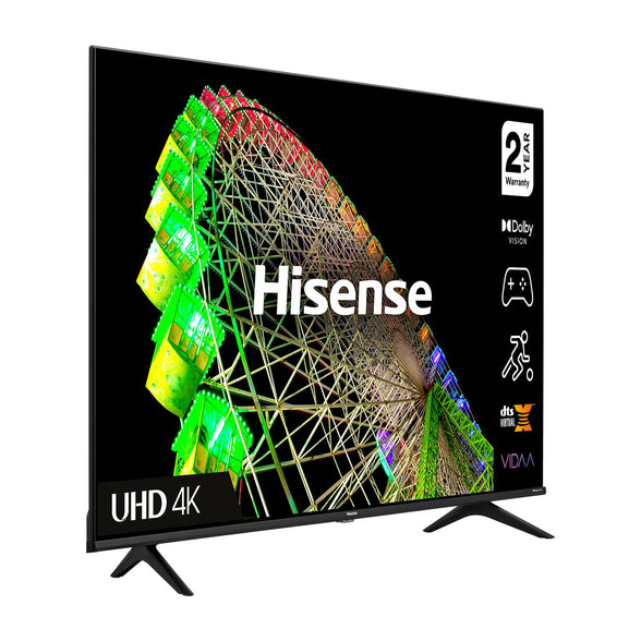 Hisense 58 Inch (2021) 4K UHD Smart TV, with Dolby Vision HDR, DTS Virtual X, Youtube, Netflix, Prime, Shahid, Freeview, Bluetooth and WiFi (2021) Model - 58A61GD1