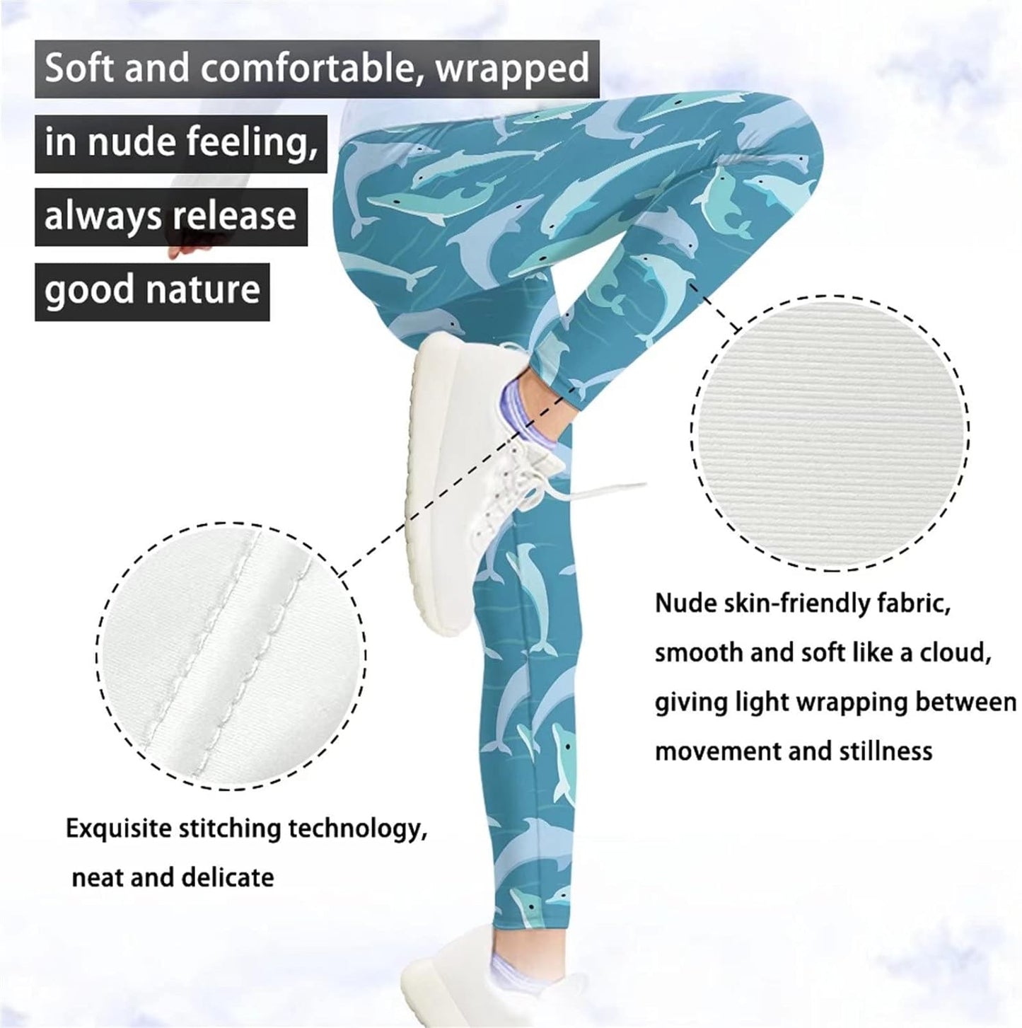 COEQINE Girls’ Leggings, Yoga Pants Activewear Legging High Waist Active Pants Size for 4-13 Years Kids Teens