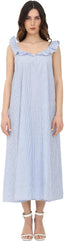 Only Women's ONLALLIE STRAP A CALF Dress, Cloud Dancer, S