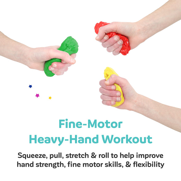 Fun and Function - Discovery Putty - Occupational & Physical Therapy Putty - Supports Fine Motor Skills, Hand Exerciser, Grip Strengthener - Fidget Putty for Kids (Around The World)