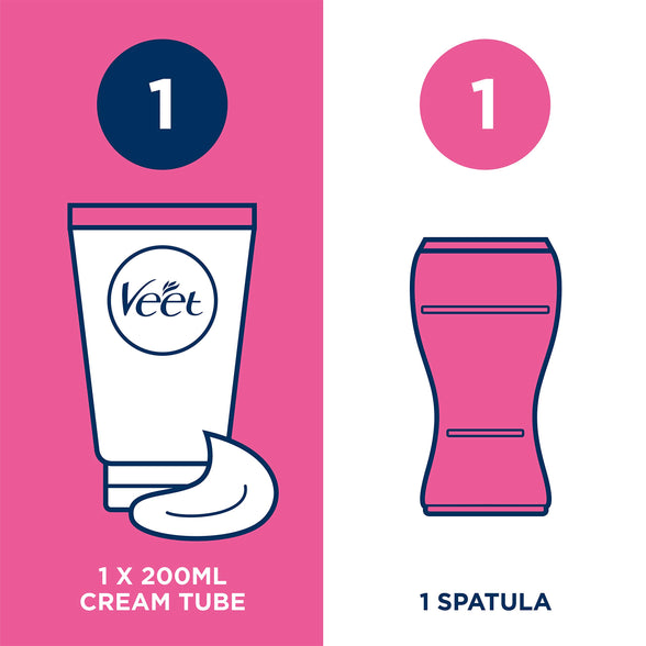 Veet Hair Removal Cream Normal Skin with Lotus Milk & Jasmine (200ml)