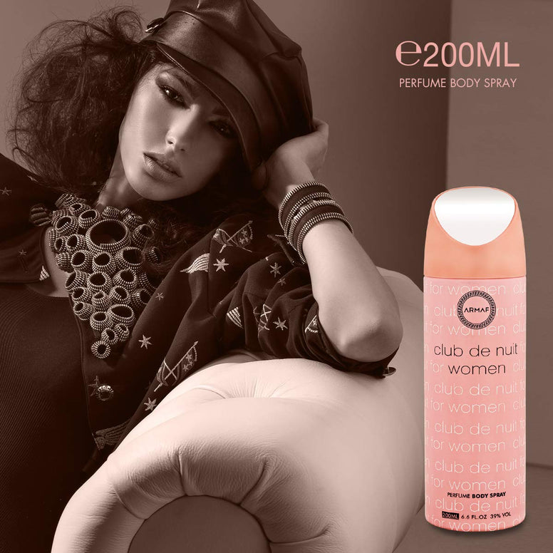 Armaf Perfumes Club De Nuit Women 2 Pieces Gift Set, Eau De Parfum 100ml, Body Spray 200ml, Perfume for woman