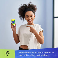 Run Guard Anti-Chafing Stick - Made with 100% Plant-Based Ingredients Plus Beeswax. Works for All Distance Runners from 5K Walks/Runs to 100 Mile Ultra Marathons (1.4oz Two Pack)