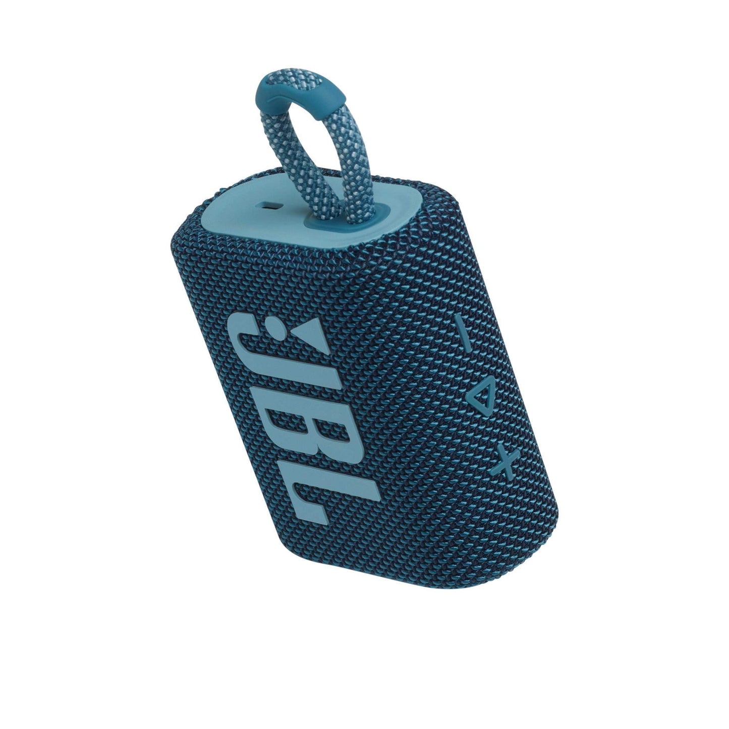 JBL Go 3 Portable Waterproof Speaker with Pro Sound, Powerful Audio, Punchy Bass, Ultra-Compact Size, Dustproof, Wireless Bluetooth Streaming, 5 Hours of Playtime - Blue, JBLGO3BLU