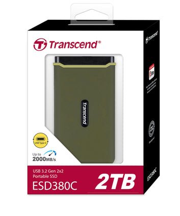 Transcend SSD ESD380C USB 3.2 Gen 2 Type C 2TB