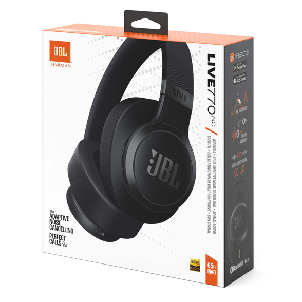 JBL LIVE 770NC Wireless Over-Ear Headphones with True Adaptive Noise Cancelling