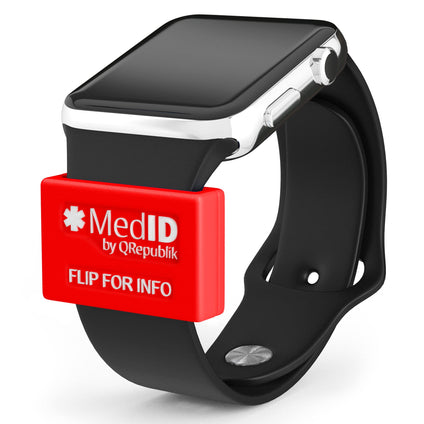 Medical Alert ID Sleeve Red