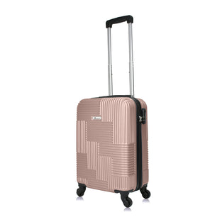 Senator Hard Case Carry on Luggage 20 Inches Small Suitcase with Wheels for Unisex – KH110 | ABS Lightweight Carryon Luggage with Spinner Wheels 4 (Carry-On 20-Inch, Rose Gold)