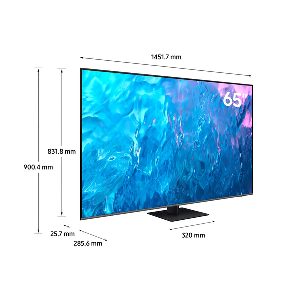 Samsung Smart TV, QLED, Q70C, 65 Inch Titan Gray, 2023, Quantum Processor 4K, Motion Enhancemnet, HDR10+, QA65Q70CAUXZN