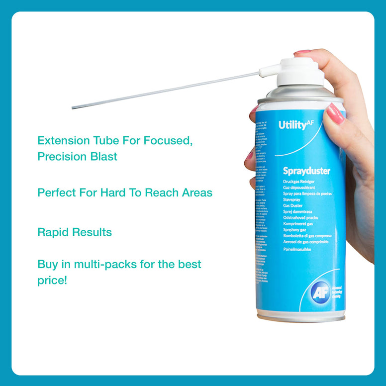 AF Invertible Sprayduster - Removal of Dust and Debris - 1 x 200ml Pack, HFC200UT