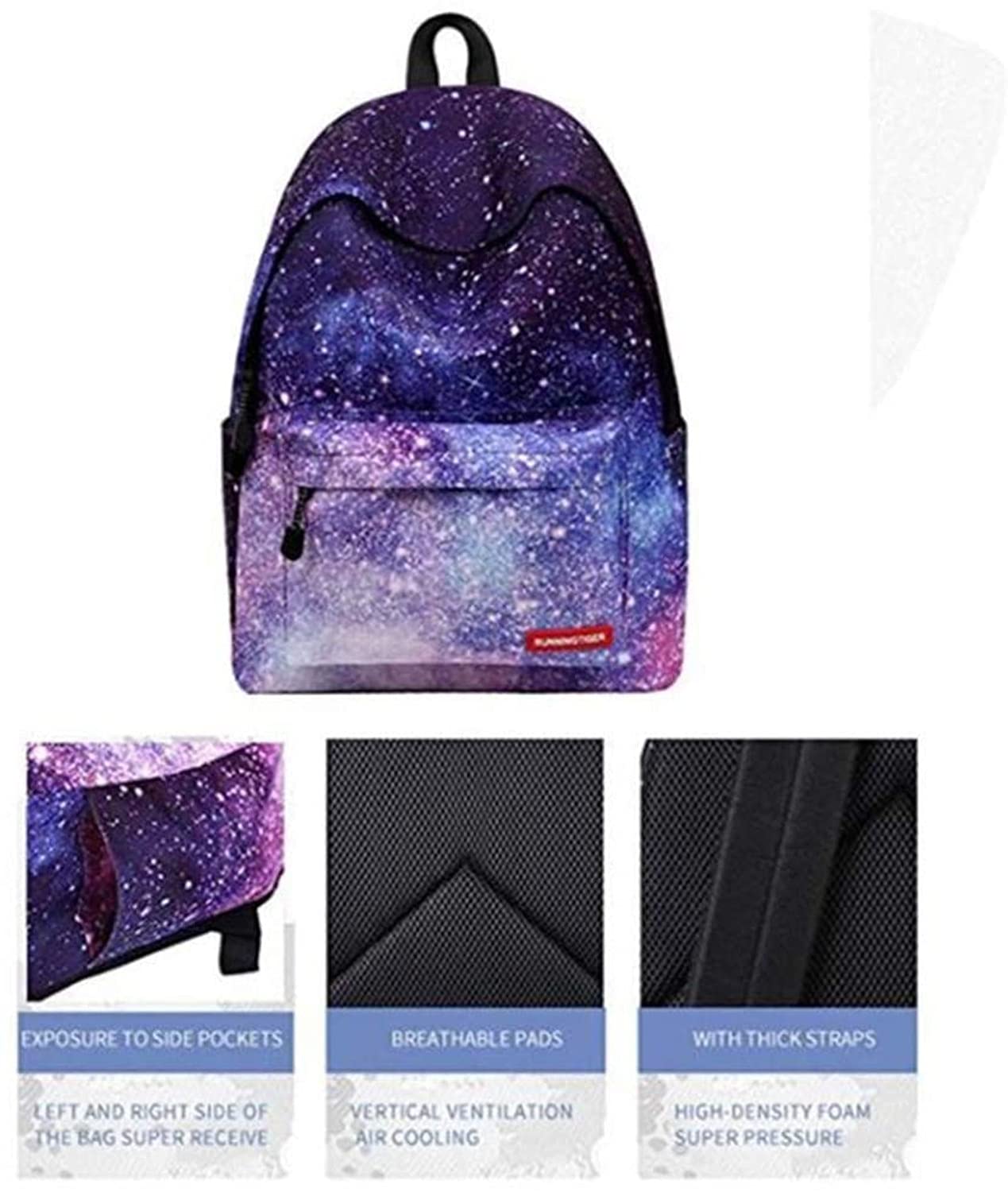 Galaxy School Bag Backpack for Teen Teenage Student