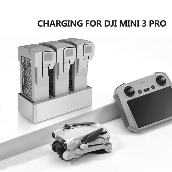 Battery Charging Hub for DJI Mini 3 Pro/Mini 3, Mini 3 Pro Two-Way Charging Hub for DJI Mini 3 Pro/Mini 3 Drone Accessory, Charge 3 Batteries