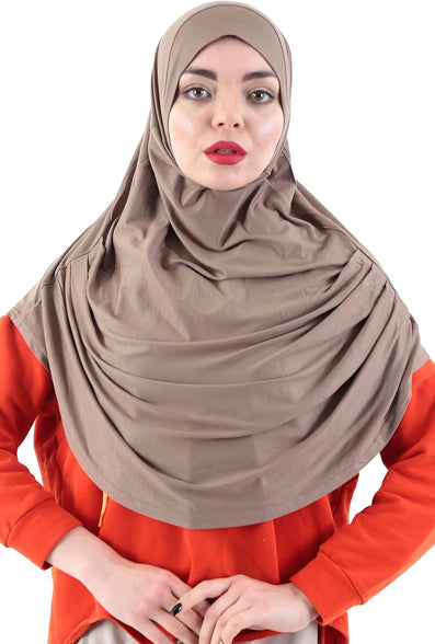 Avanos Easy Wear Soft Hijab for Women, Instant Hijab Long Scarf, Jersey Turbans Prayer Muslim Abayas Dress Clothes Jilbab