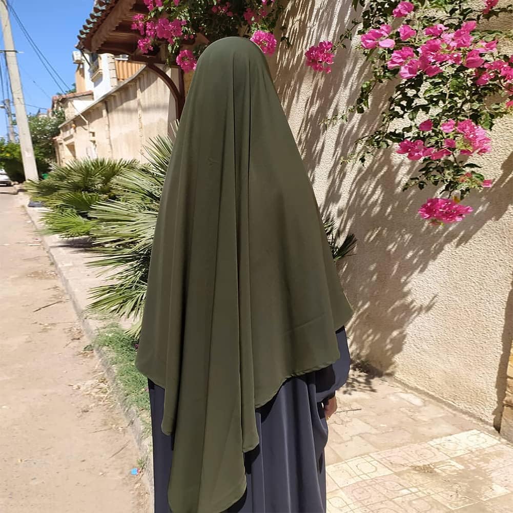 IBTOM CASTLE Women Muslim Abaya Hijab Dubai Middle Head Scarf Long Khimar Ramadan Eid Prayer Hijab Wrap Burkas Islam Niqab