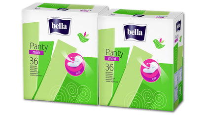Bella Panty Mini Classic Pantyliners - Pack of 72 Pieces