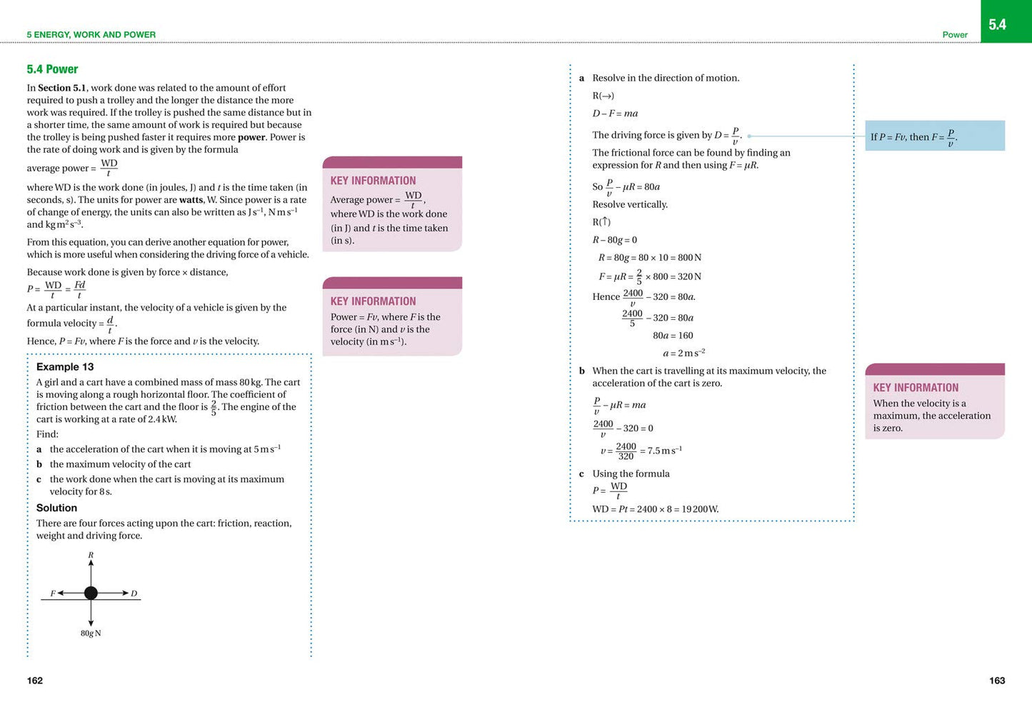 Cambridge International AS & A Level Mathematics Mechanics Student’s Book