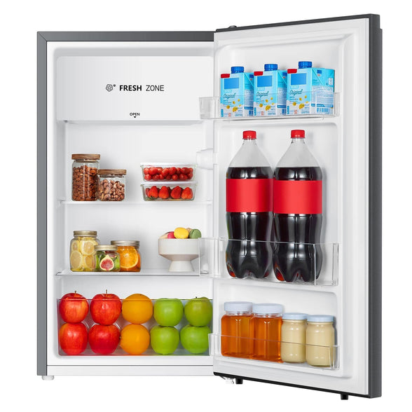 Hisense Single Door Refrigerator 122 Liter Rr122D4Asu Silver Compressor Warranty For 10 Years