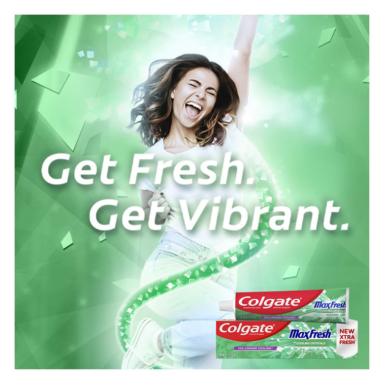 Colgate Max Fresh Clean Mint Gel Toothpaste - 4 X 75 ml