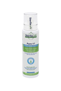 Sterilasafe Pure HP Food Grade, Hydrogen Peroxide 3%, H2O2, Natural Cleaner, NO chemical, First Aid Antiseptic Spray (250 ML)