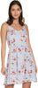 ONLY Women's Onlkarmen S/L Short Dress Aop Wvn Noos Dress, Color:Cashmere Blue/Aop:rose Flowers,Size:34