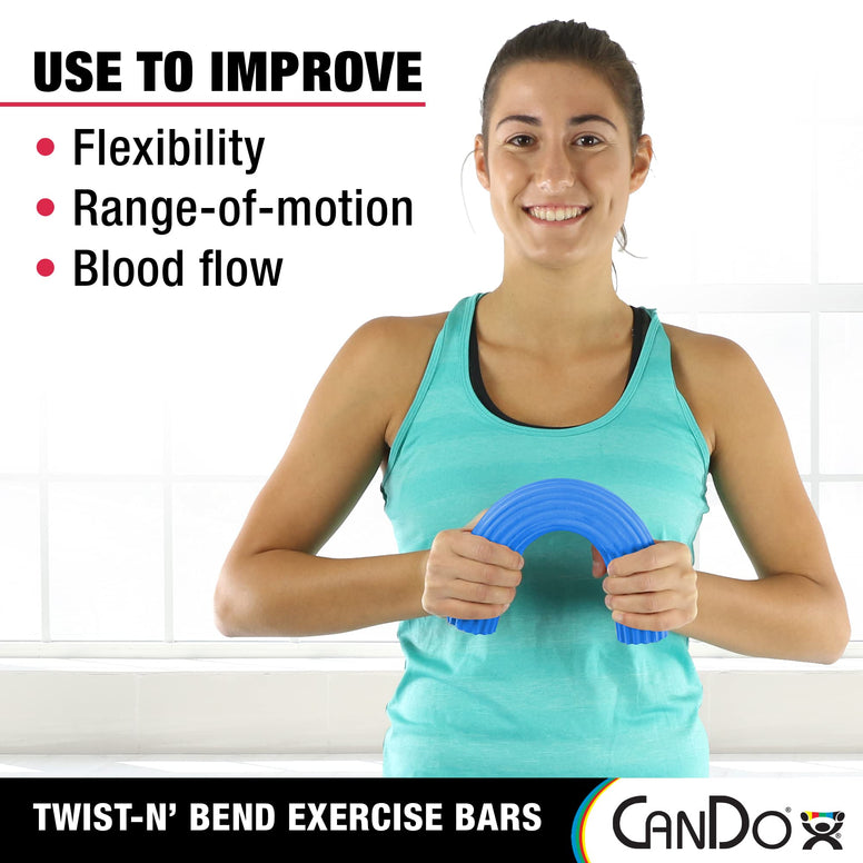 (heavy / blue) - Cando Blue Twist-n-Bend Hand Exerciser