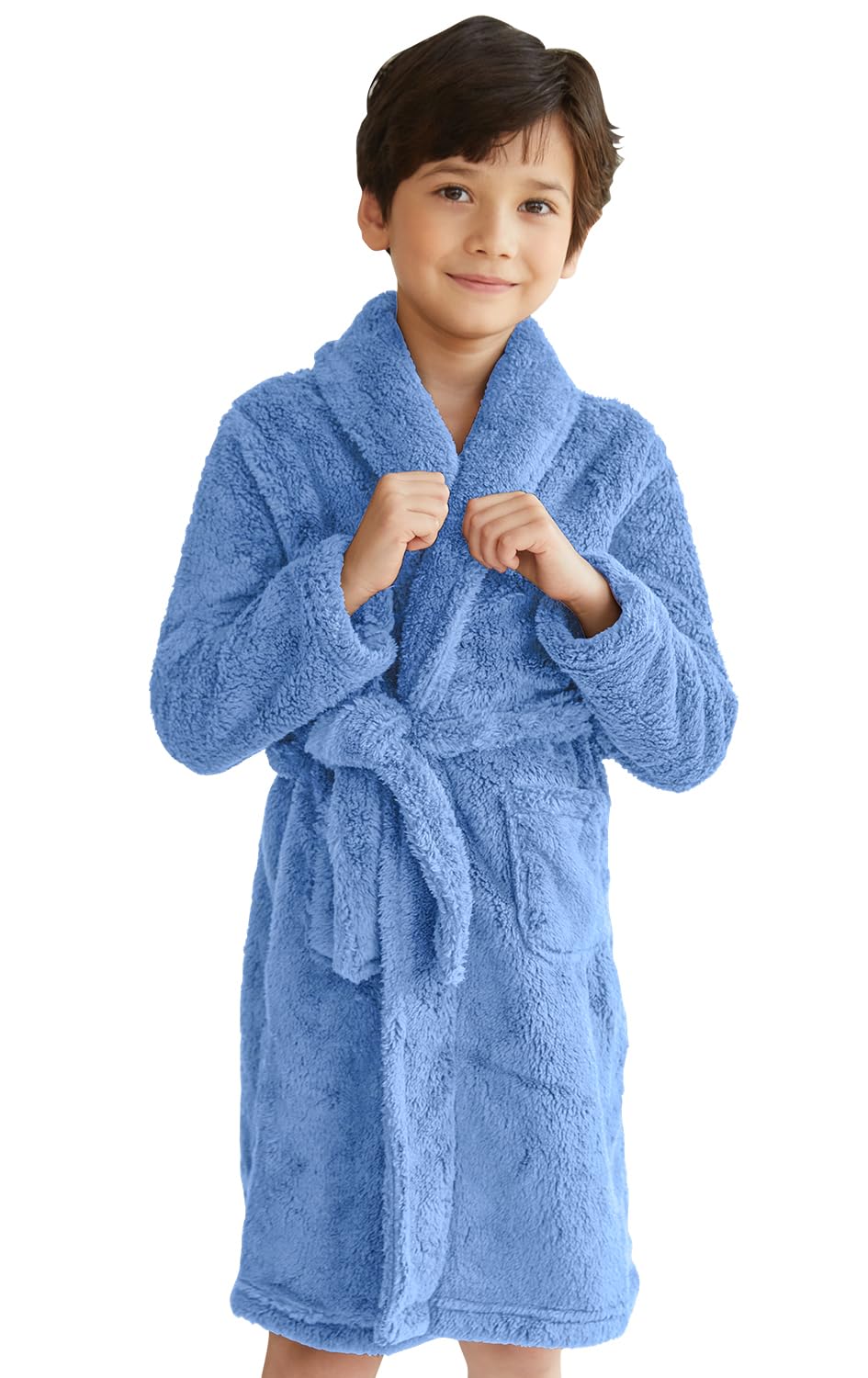 BAYRTIC Kids Flannel Wraps Towel, Toddler Soft Cover-Up for Kids 6-7 Years