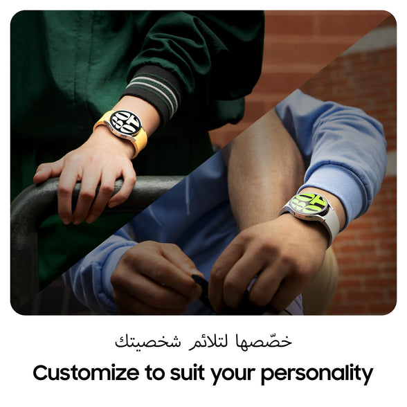 Samsung Galaxy Watch6 Smartwatch, Health Monitoring, Fitness Tracker, Bluetooth, 40mm, Graphite (UAE Version)