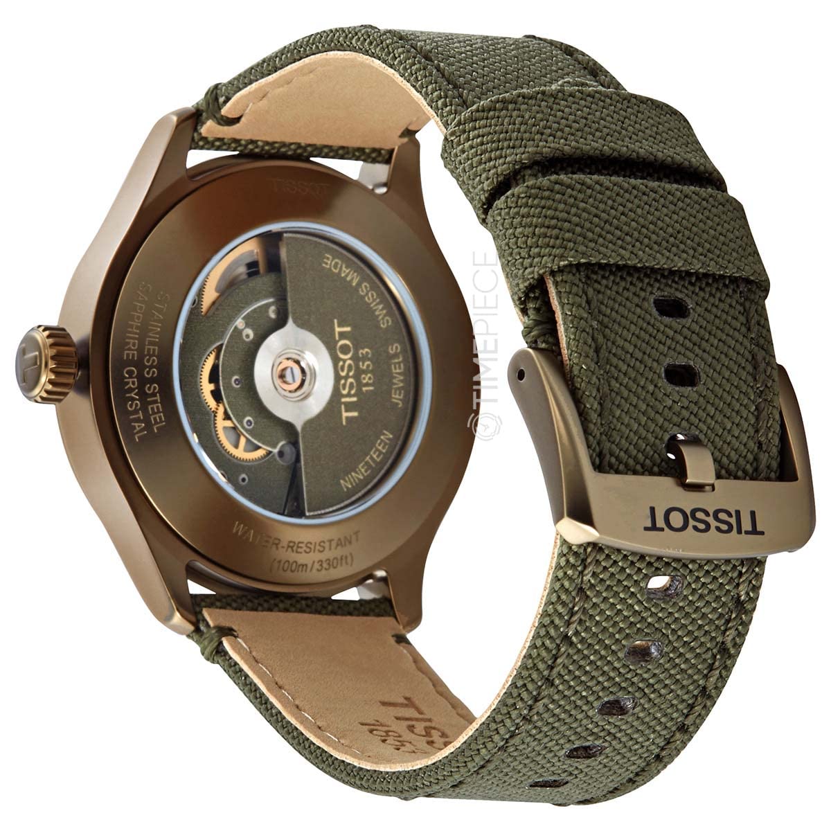 Tissot mens Tissot Gent XL Stainless Steel Casual Watch Khaki T1164073709100, Khaki