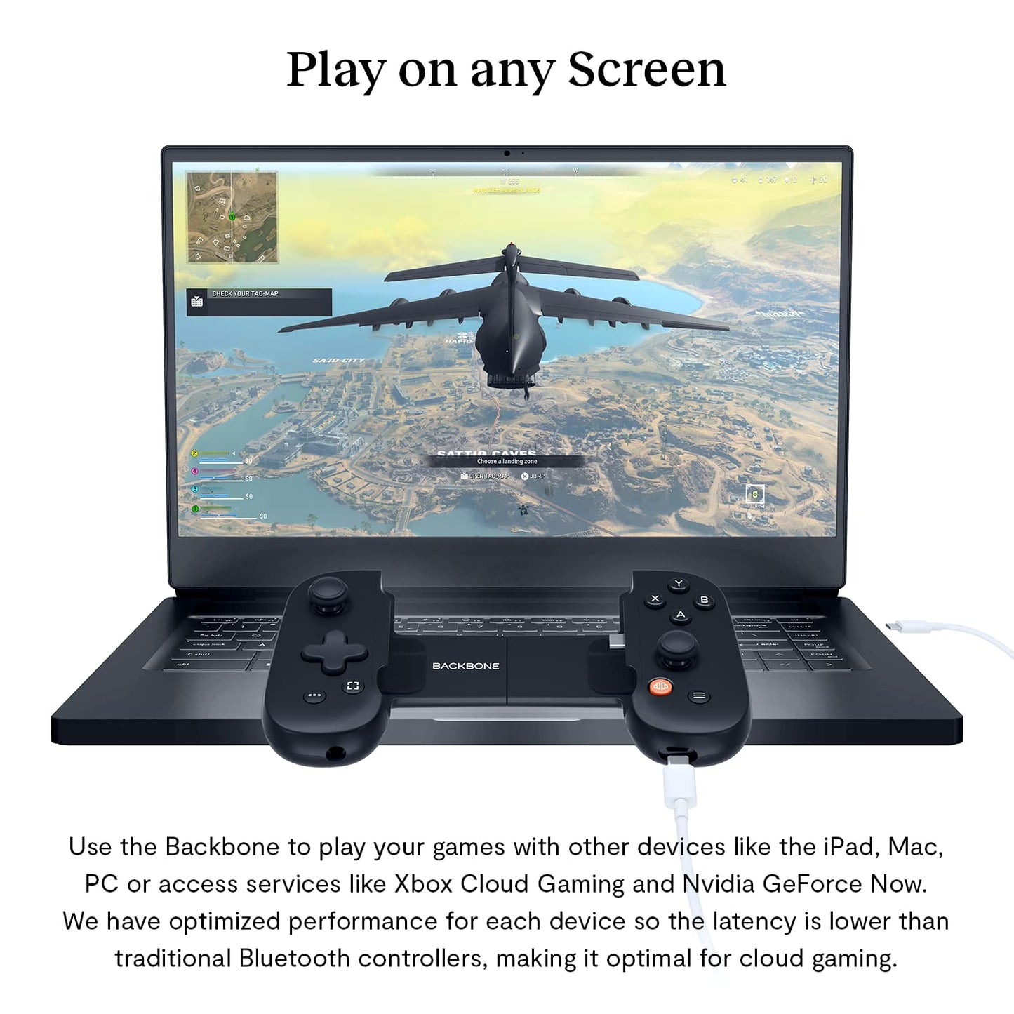 BACKBONE One Mobile Gaming Controller for Android - Turn Your Phone into a Gaming Console - Play Xbox, Steam, Fortnite, Call of Duty, Grand Theft Auto, Roblox, Minecraft, Madden, Rocket League & More