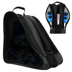 FOUUA Roller Skate Bag, Unisex Ice Skate Bag with Adjustable Shoulder Strap, 600D Oxford Cloth Skating Shoes Storage Bag, Roller Skate Accessories for Men Women Kids