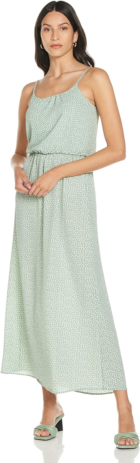 Only Women Onlwinner Sl Maxidress Noos Wvn Dress, Chinoise Green, 14