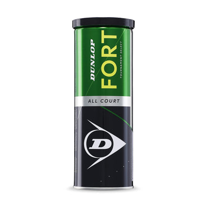 Dunlop Fort All Court Tennis Balls, Set of 3 Piece DL601315 per can