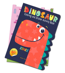 Dinosaurs - Coloring and Sticker Activity Book (With 150+ Stickers)