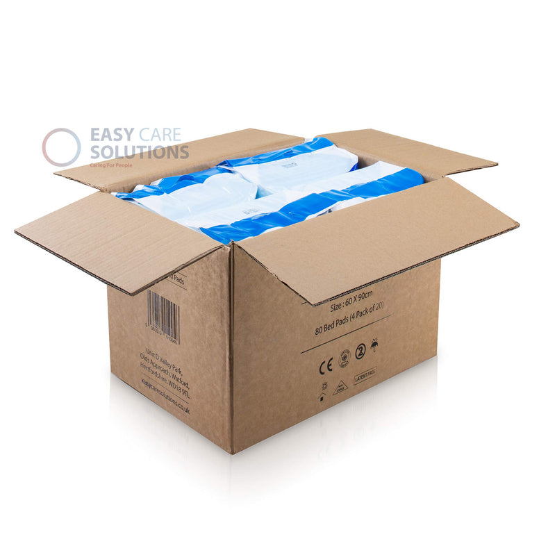 EASY CARE SOLUTIONS | Disposable Incontinence Bed Pads | 60 x 90 cm Pack of 20