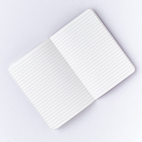 Factor Notes 160-Pages 90 GSM Ruled Notebook, A5 Size, Purple