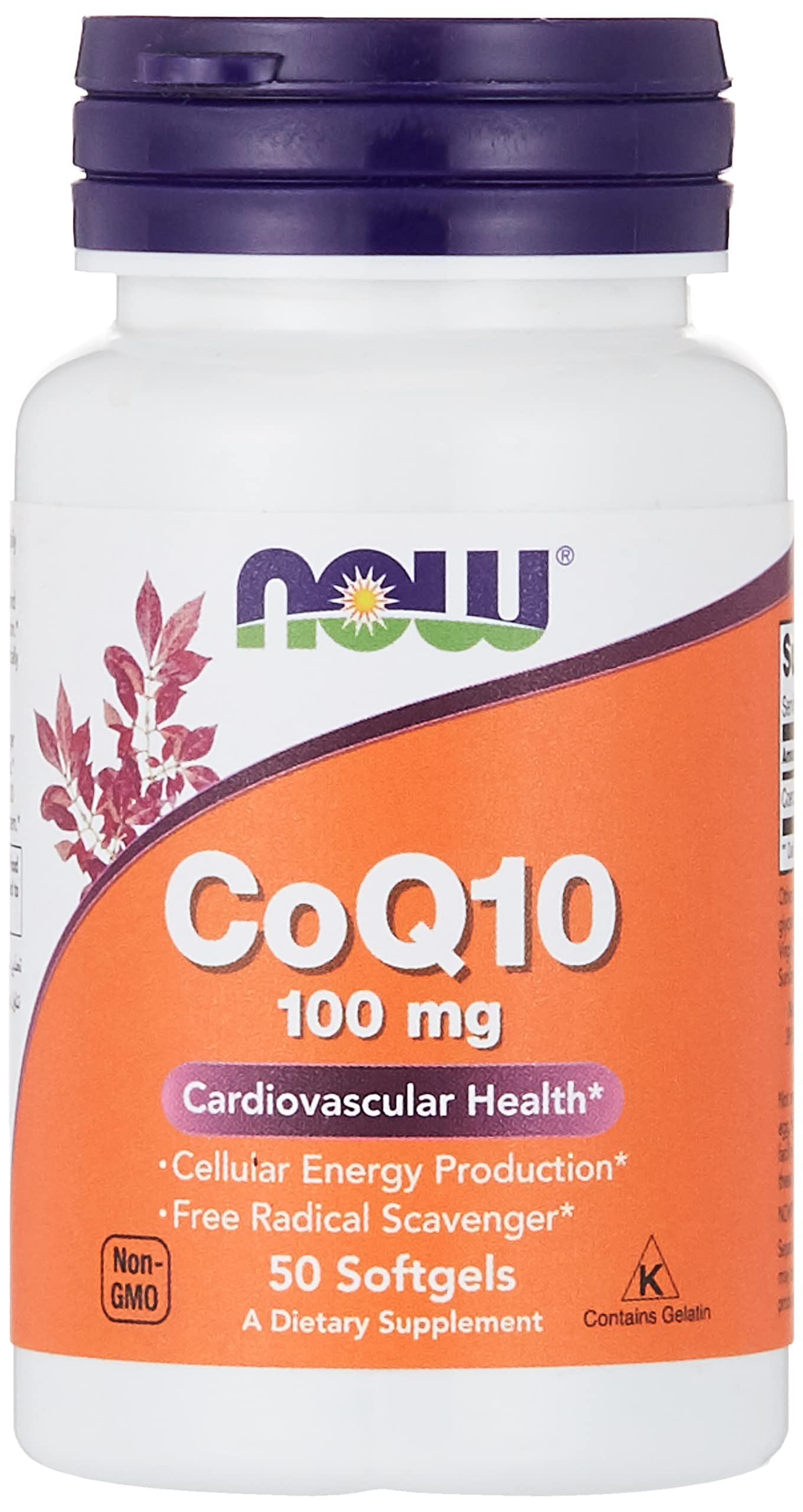 Now Foods Coq10 Vitamin, 100 Mg 50 Softgels